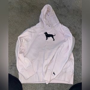 Pink black dog sweatshirt